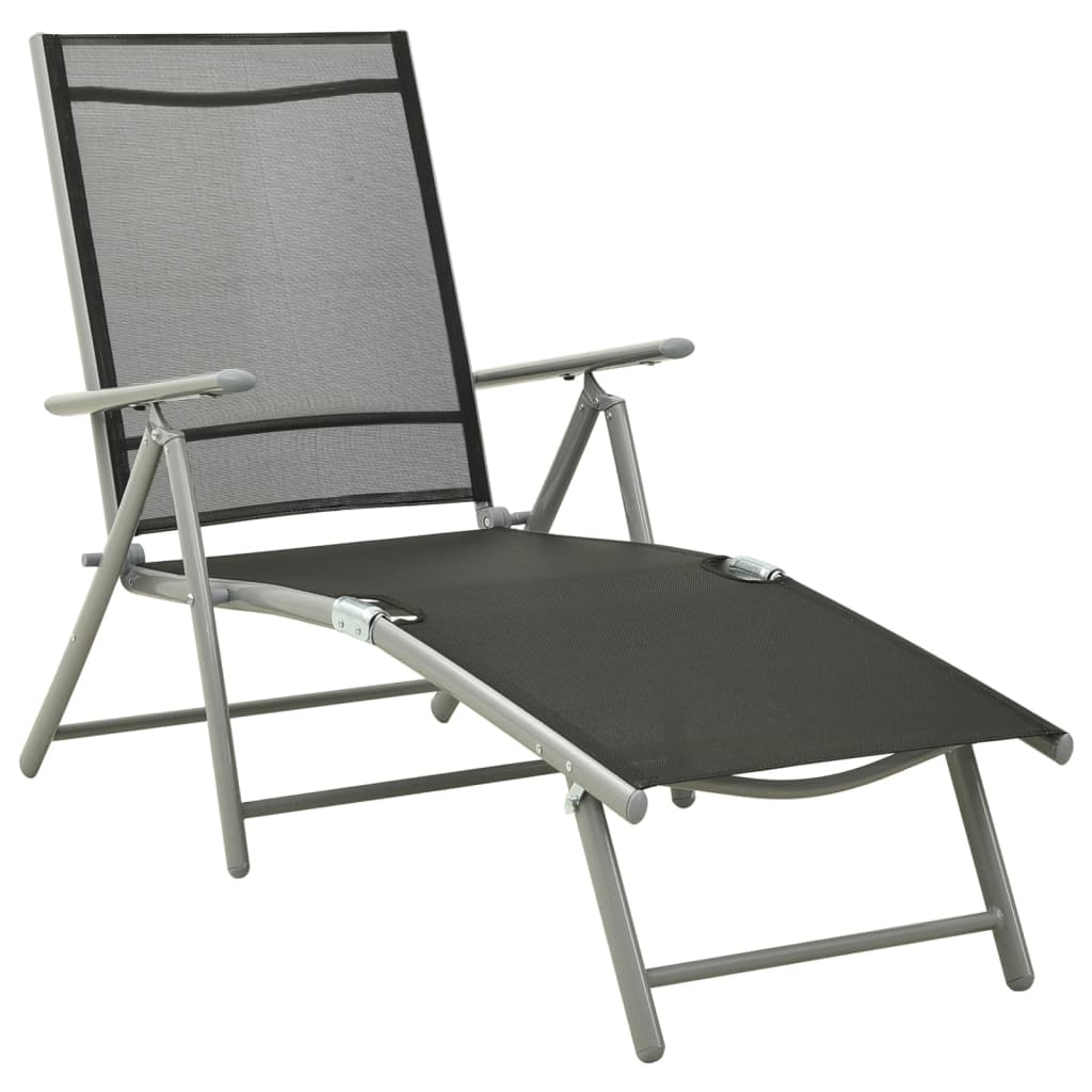 2 Lettini Pieghevoli Con Tettuccio Regolabile E Schienale Reclinabile Struttura In Metallo Nero Sdraio Prendisole Per Spiaggia Mare Giardino E Piscina 187 X 53 X 24 Cm Beige - Foto 6