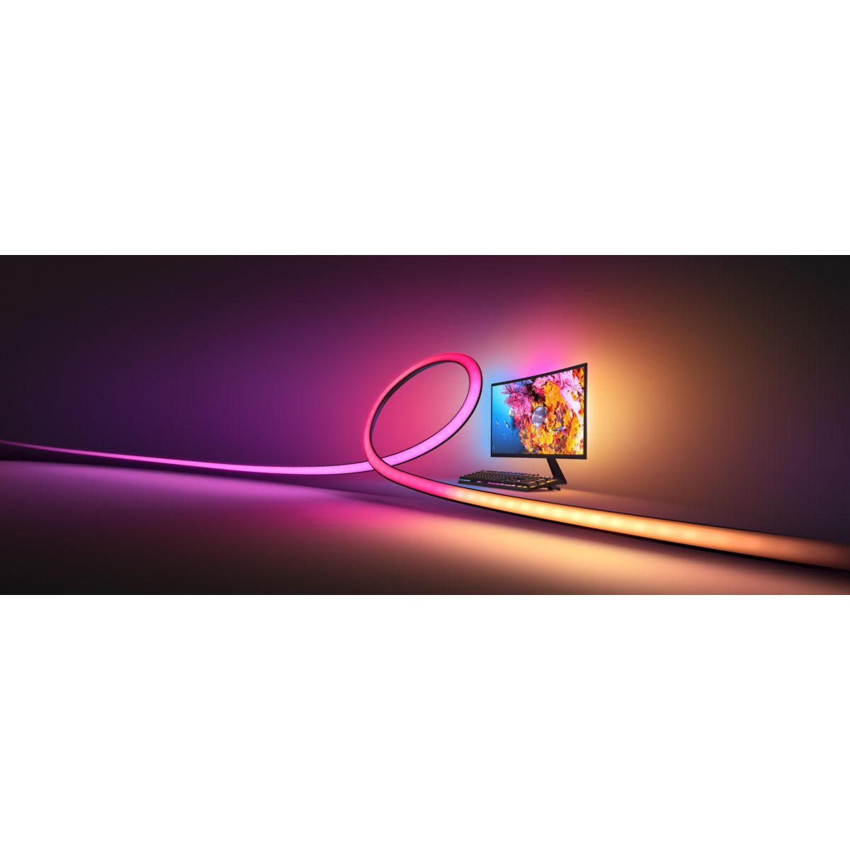 Bandeau LED PHILIPS HUE W&C Play gradient PC 24-27 - 2