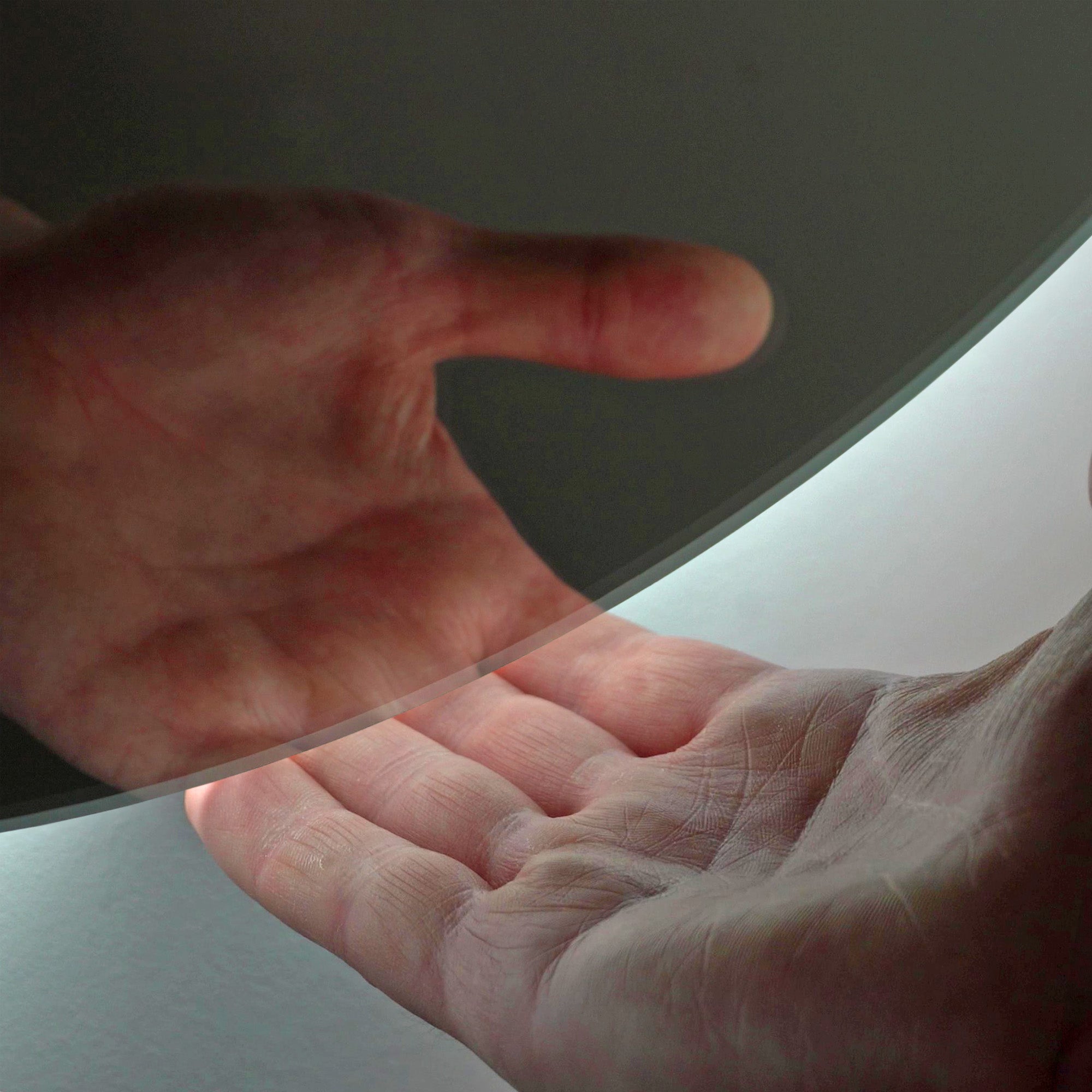 BERNSTEIN - Miroir rond de salle de bain avec éclairage LED ∅120cm, allumage capteur de mouvement, intensité lumière réglable - NEO - 4