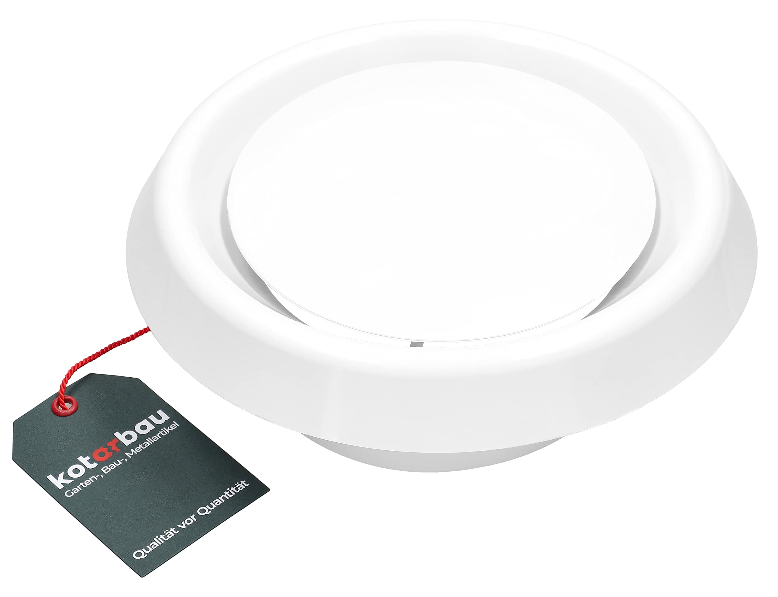 Grille d'Aération Ronde 150 mm Blanche – Anémostat - Diffuseur de ...