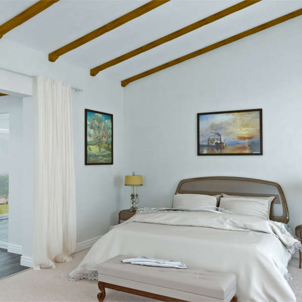 Console pour poutres de plafond 12x12cm Console PU Console pour poutres PU Rustique - 4