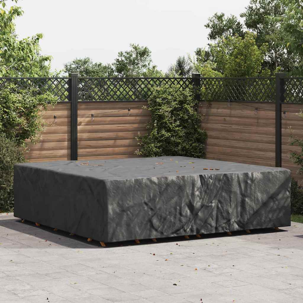 Pokrowiec na meble ogrodowe Czarny 260 x 260 x 70 cm 420D