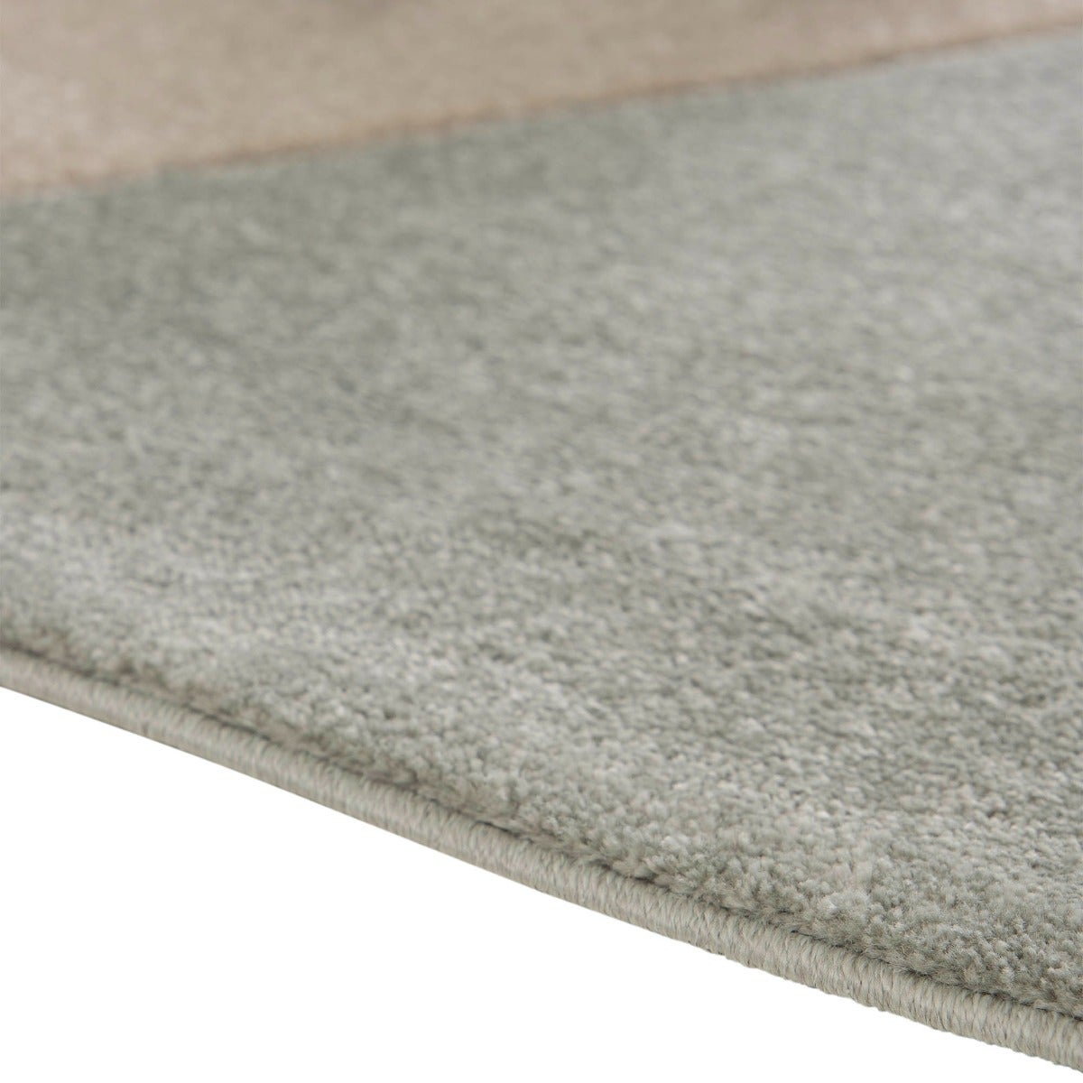 Tappeto morbido a rilievo geometrico astratto beige 160x230 - 4