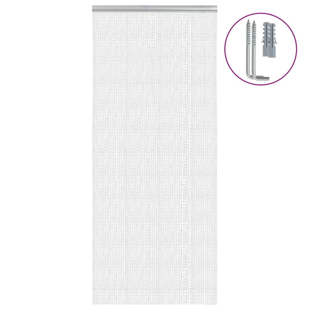 Mosquitera de cadena para puerta aluminio 90x212 cm