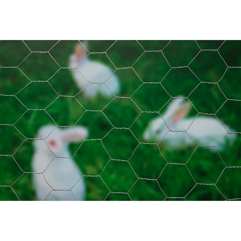 Rete Metallica Windhager Verde Per Recinzione - 0,5x5 M, Maglia 6,3 O 12,7 Mm - Foto 3