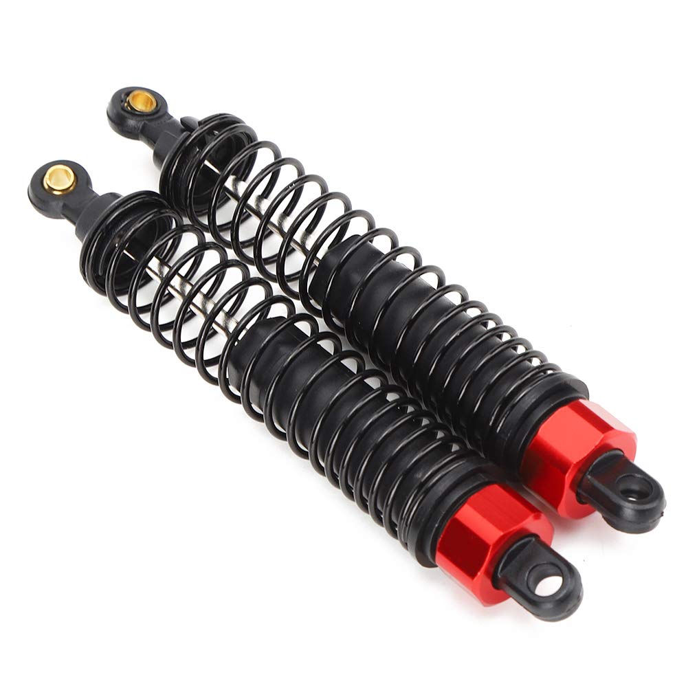 pezzi 3.9in smorzatore di vibrazioni molla antiusura ammortizzatore DHK 1/10 accessorio per sospensione auto telecomandata (rosso) - 6