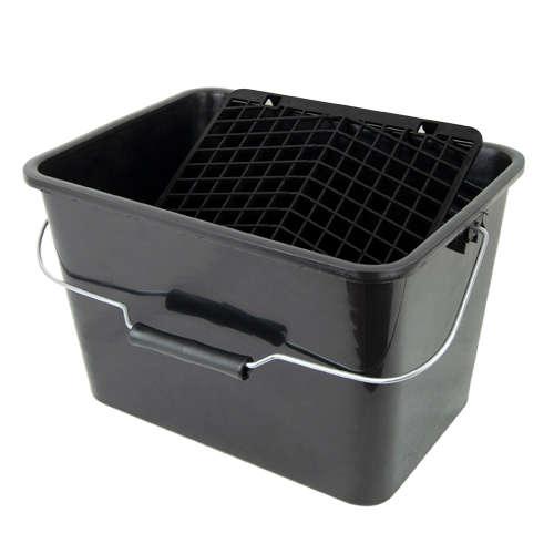 Cubeta Plástico Pro 7 Lt + Rejilla De Plástico