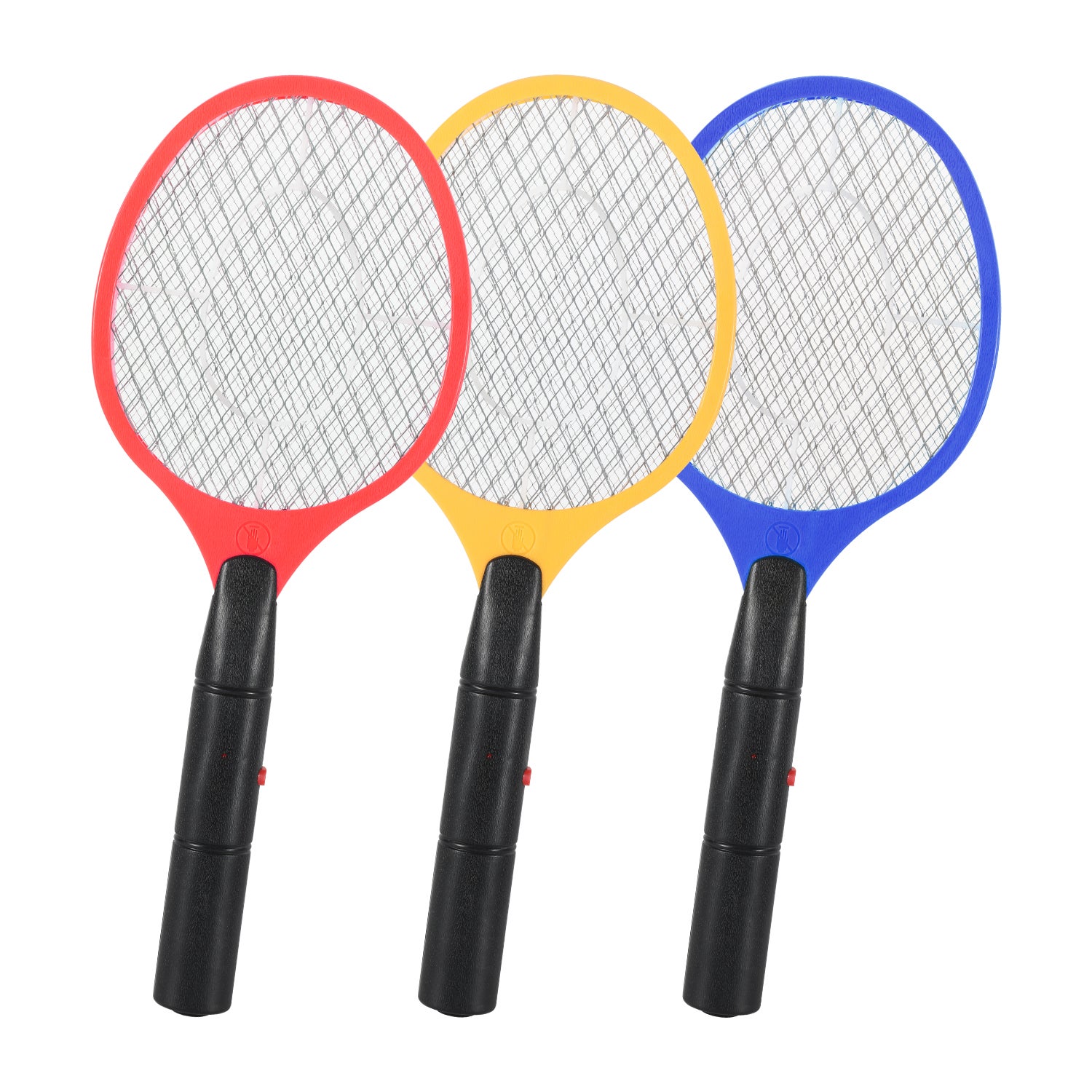 Tapette à Mouche électrique 5 En 1, Tête Rotative, Rechargeable, Raquette Anti-insectes, Piège à Moucherons Avec 3 Couches De Maille De Sécurité | Leroy Merlin