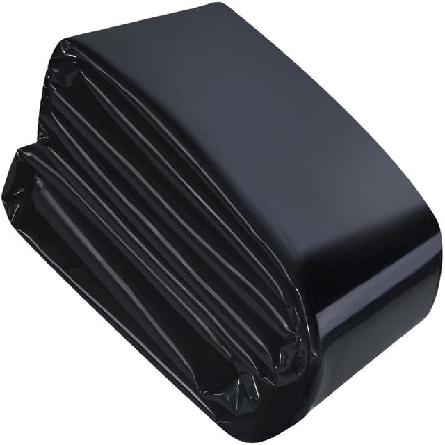 Bache Bassin en PE Noir de qualité supérieure 0,2 mm - 2 m x 3 m/bâche pour Bassin Convient pour Les étangs, Les biotopes, Les piscines Naturelles