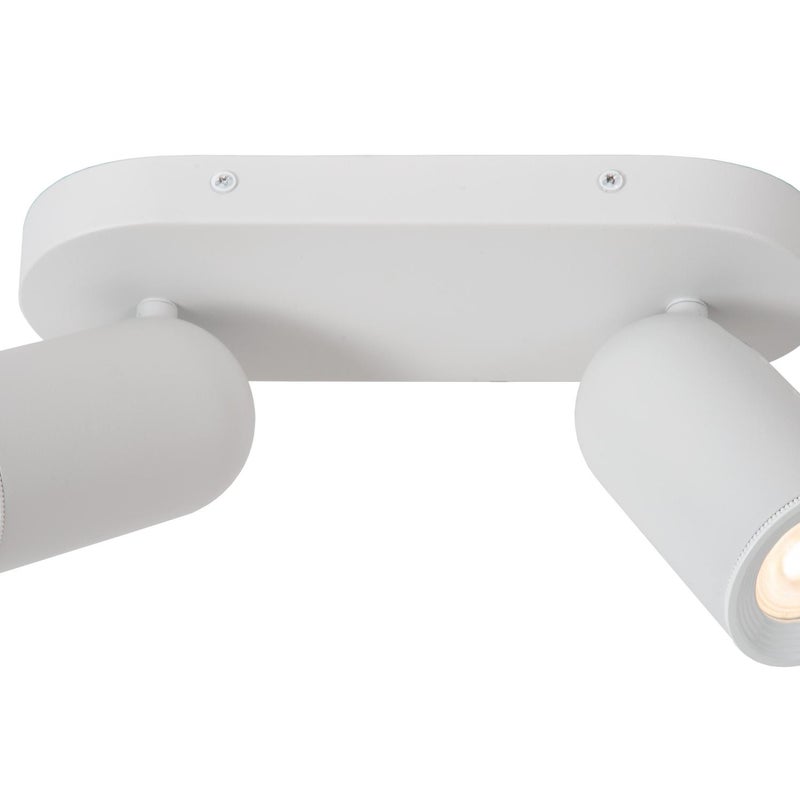 Reflektor sufitowy Spot Punch biały 2xGU10x35W wym: 10,5 x 13,5 x 26 cm IP20 Lucide