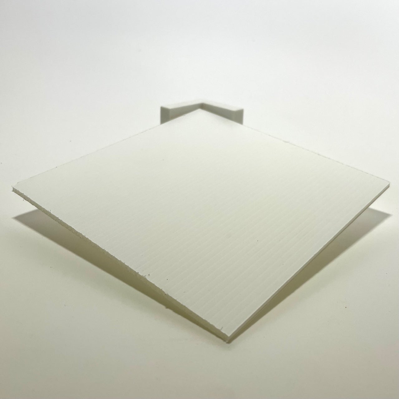 Plaque Polypropylène Alvéolaire Ep. 3 Mm Blanc Lisse 10 Pz L.29.7 X 21 Cm A4 Longueur Du Canal 29.7 Cm - 3