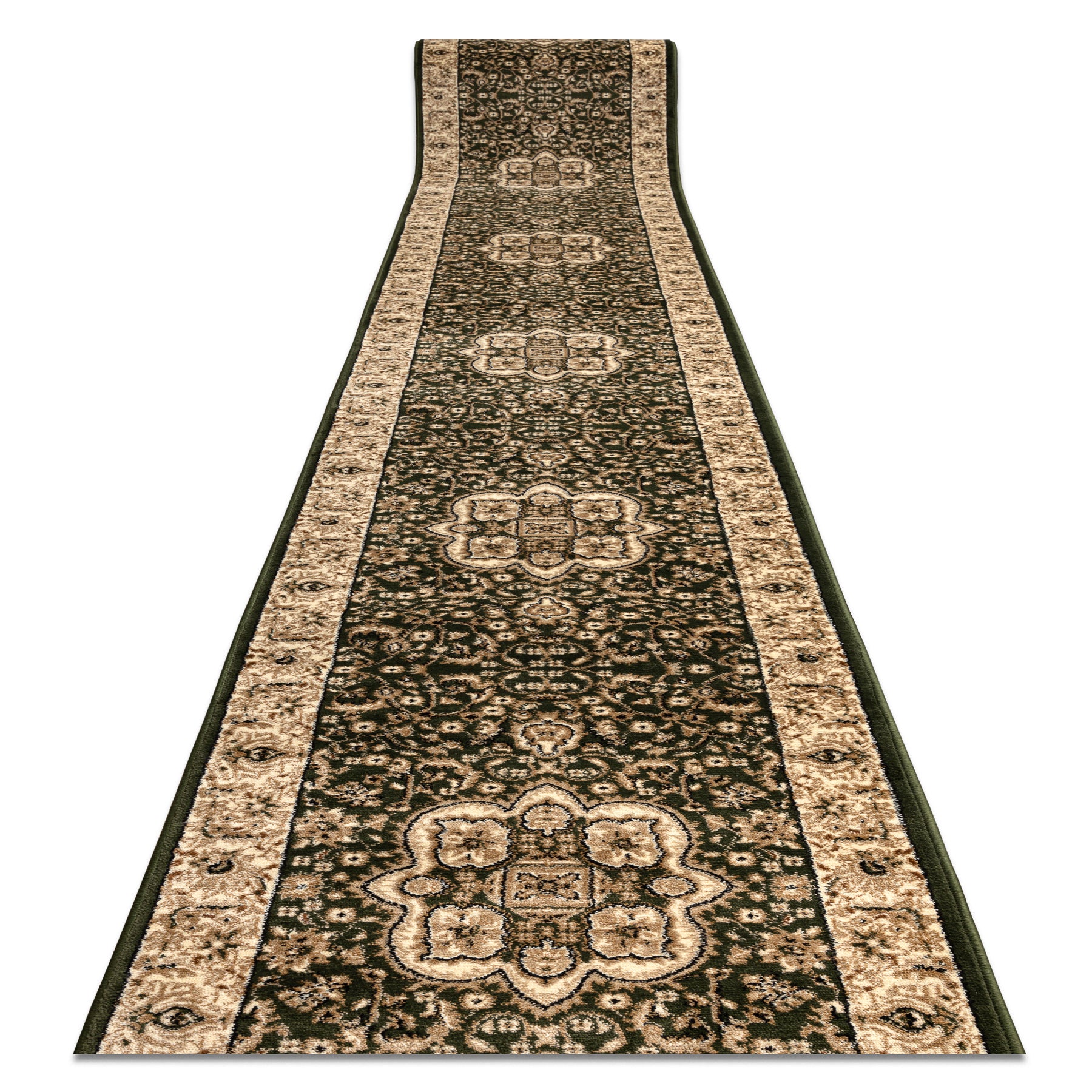 Chodnik HEAT-SET ROYAL AGY 0521 zieleń 120 cm 120x610 cm