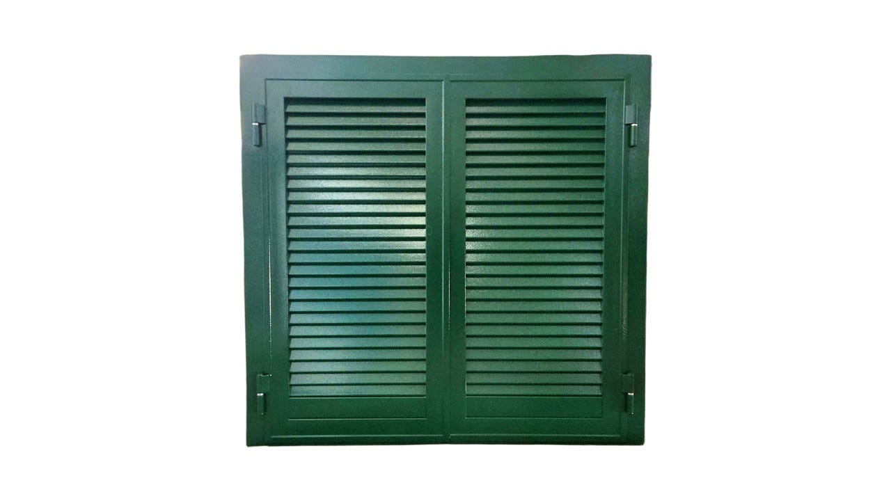PERSIANA VENTANA 2 VENTANA GALVANIZADA COLOR VERDE 120X155 MARCO persiana-ventana-2-ventana-galvanizada-color-verde-120x155-marco