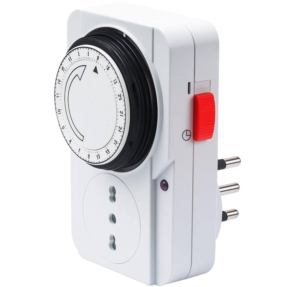 Timer Analogico Ignator 16A 3500W - Programmazione A Quarti D'ora Per Coltivazione Indoor E Irrigazione - 2