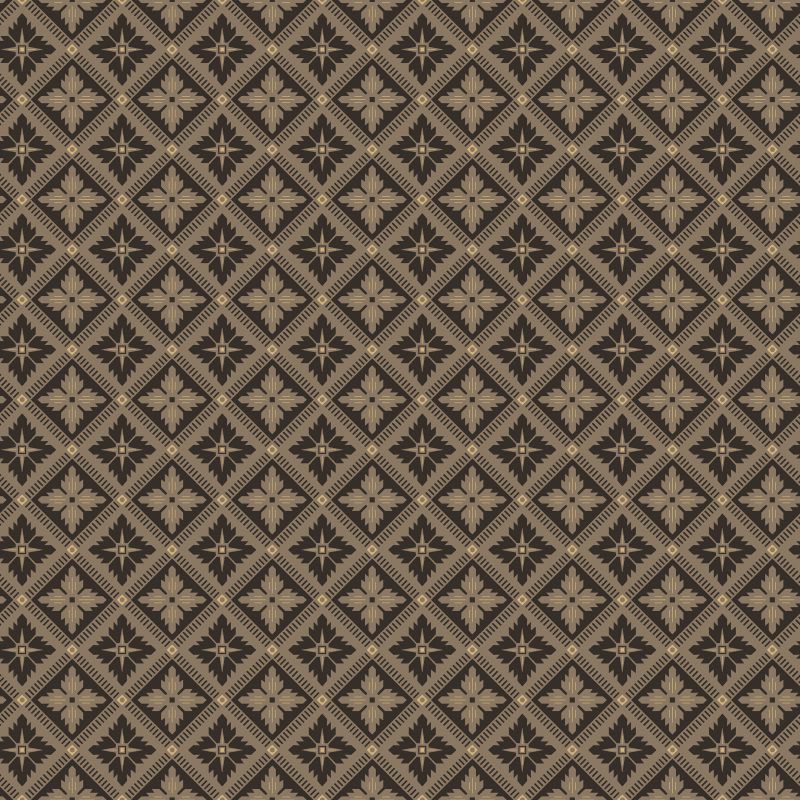 Papel pintado motivo de azulejos marrón oscuro y beige - 53 cm x 10.05 m - borastapeter