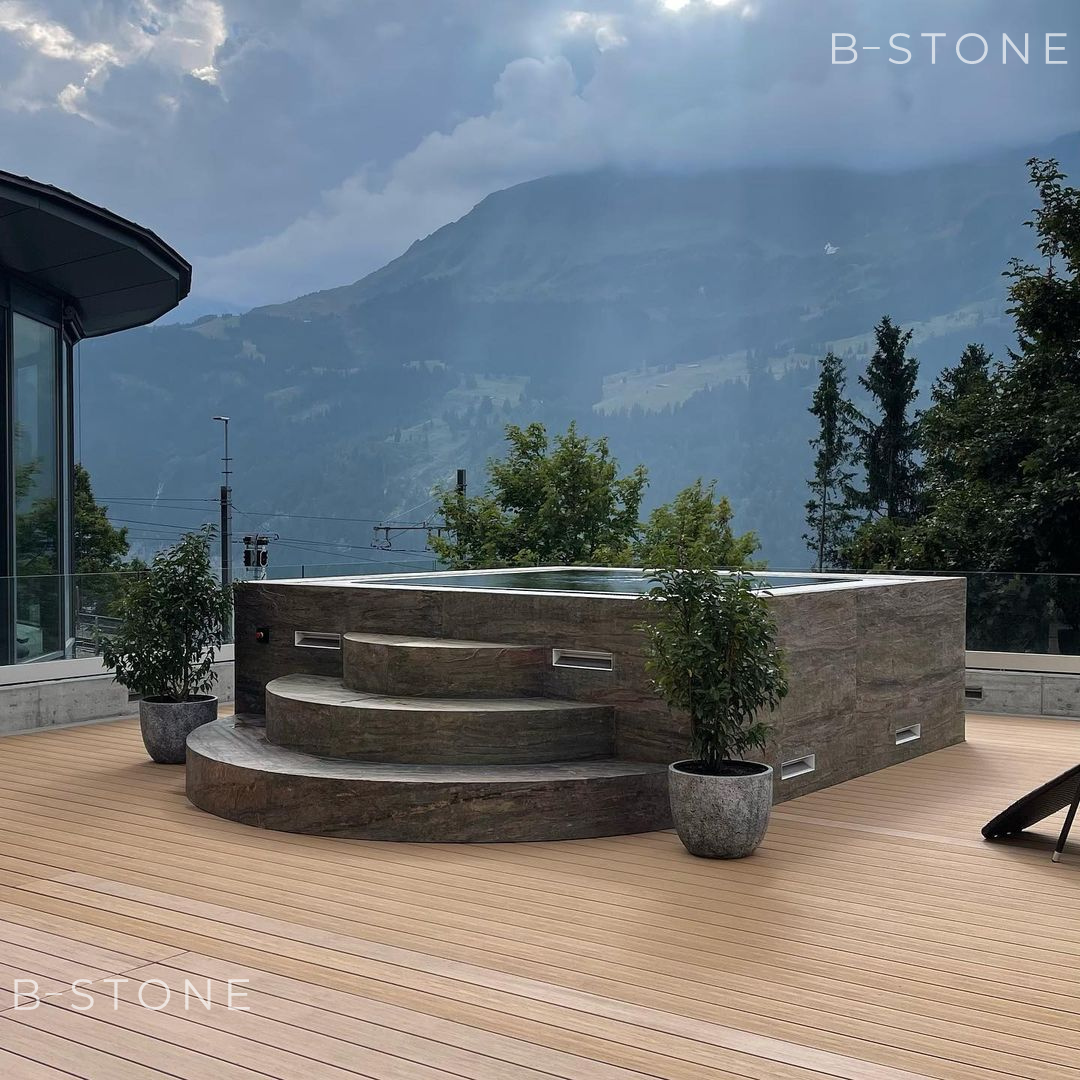 Feuille De Pierre 100% Naturelle B-Stone Jorasses 201 2400x1200mm - 2,88m2 - 3