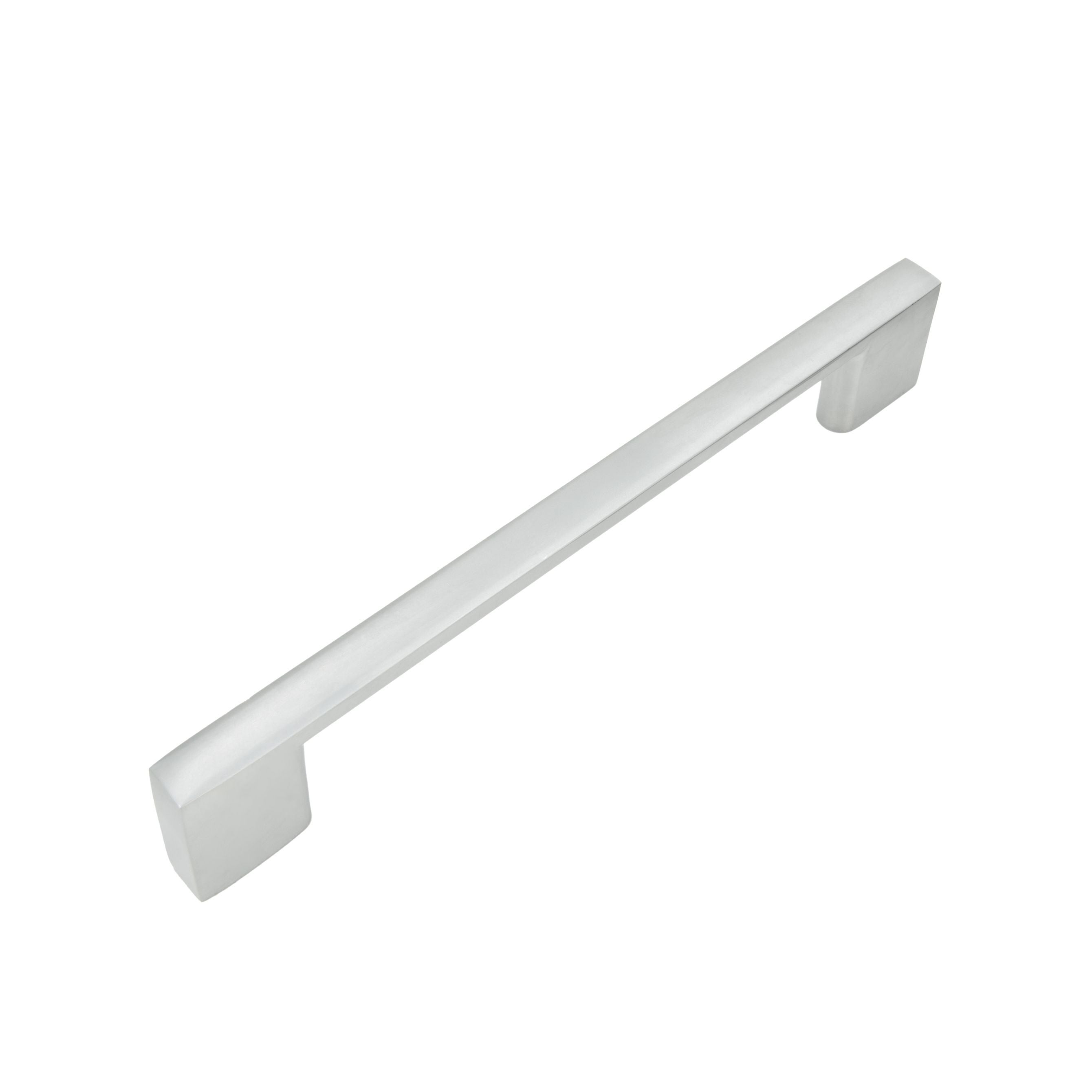 Uchwyt meblowy srebrny 128 mm metalowy