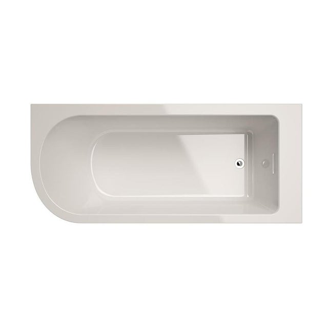 Allibert - Baignoire Ilôt Angle Droit Blanche 180 - 250 L - Serena