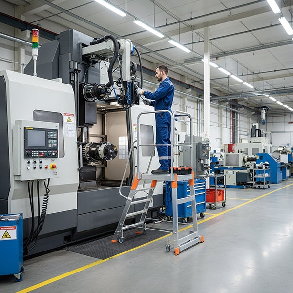 Plateforme roulante 7 marches - Hauteur max. de travail 3.47m - 95307R - 5