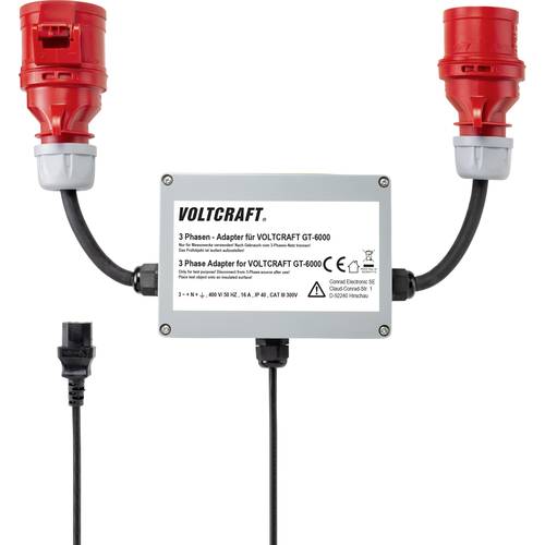 VOLTCRAFT VC GT 6001 16A Adaptateur de mesure triphasé CEE 16A 1 pc(s) - 2