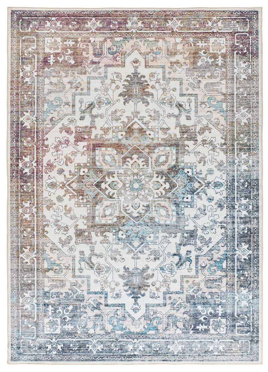 Prostokątny wielokolorowy dywan do wnętrz 80 x 150 cm CLASS vintage - ATTICGO