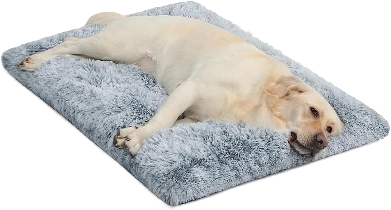POCBLUE - Tapete Para Cama De Perro XL, Lavable De Lujo, De 42 Pulgadas