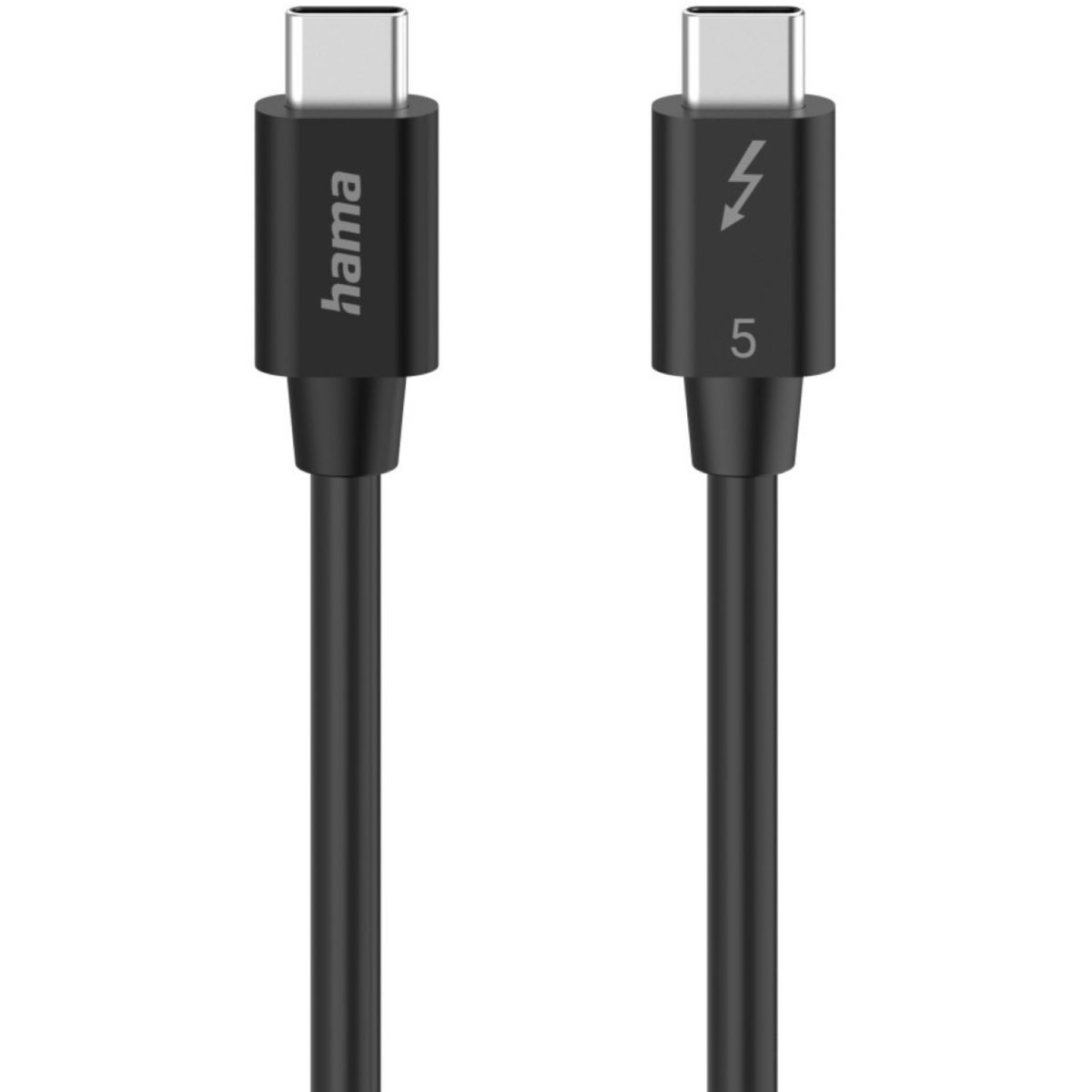 Cable USB-C Hama 00200796 1m Thunderbolt 5 240W 80 Gbit/s Negro - Imagen 3