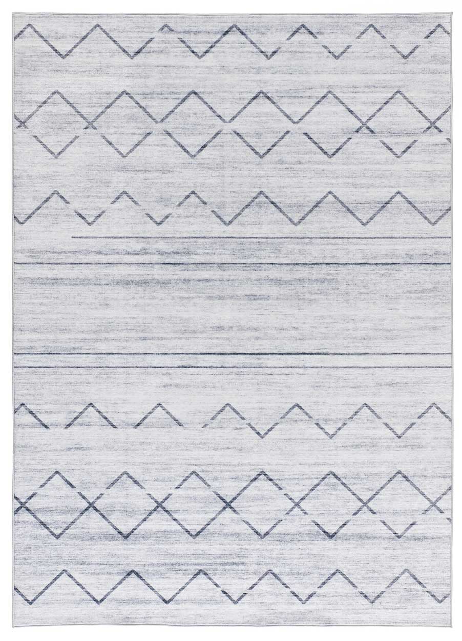 Alfombra interior gris rectangular 140 x 200 cm class étnico - atticgo