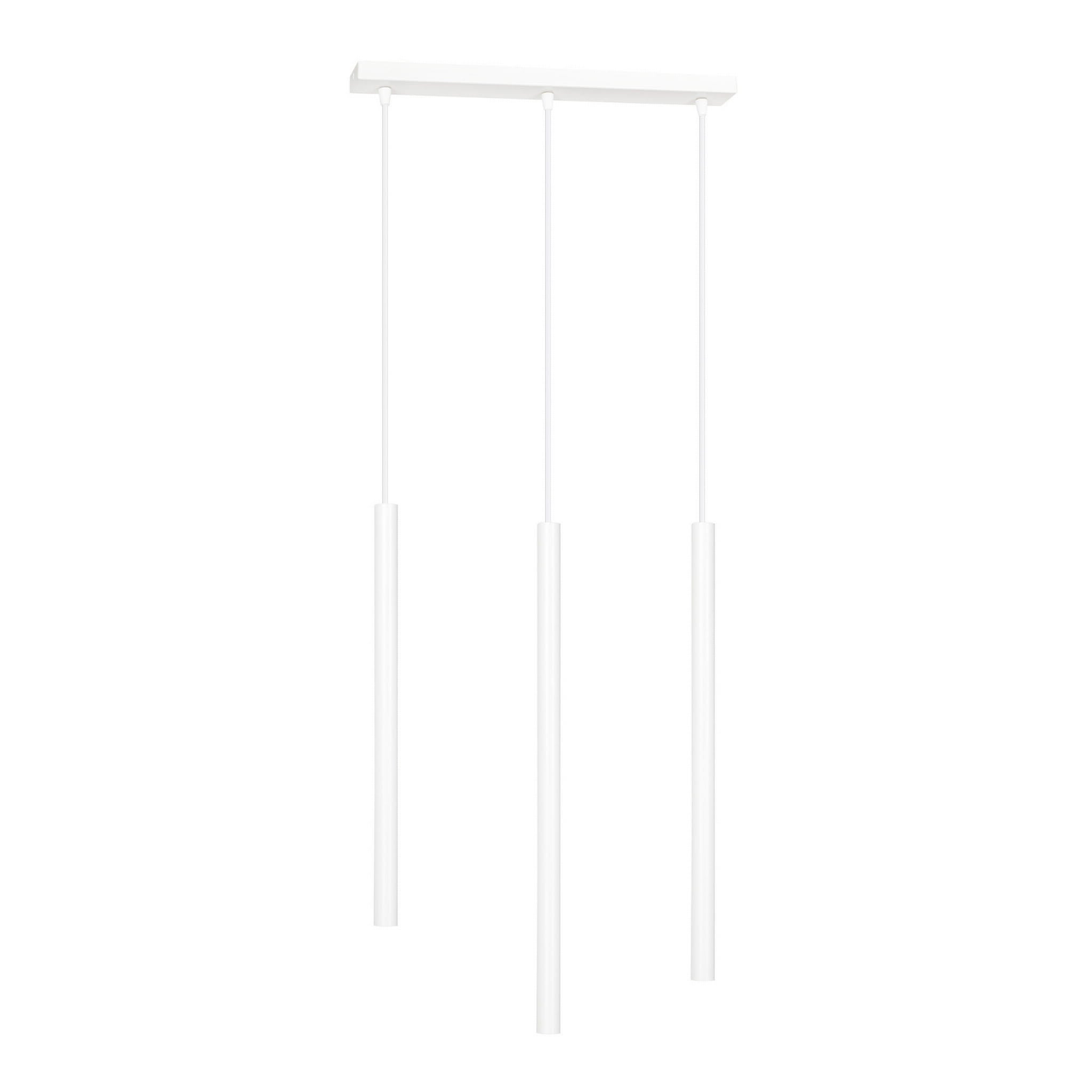 Lampa wisząca Selter biała 3xG9x8W wym: 120 x 45 cm aluminium Emibig