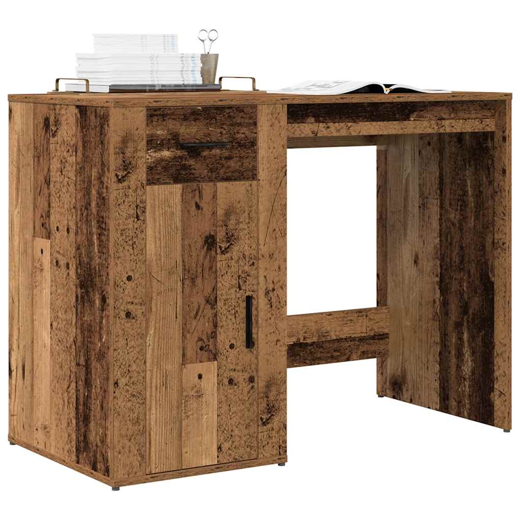Biurko, stare drewno, 100x49x75 cm, materiał drewnopochodny vidaXL