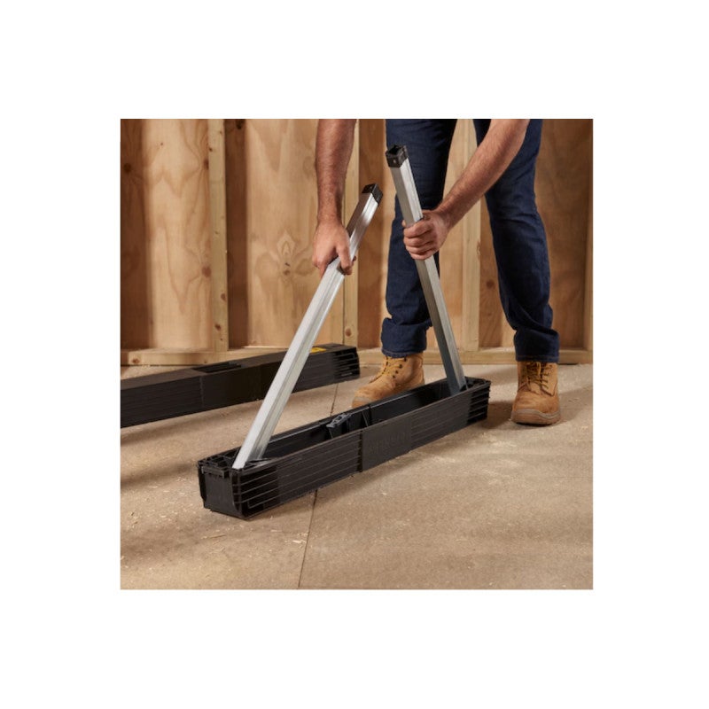 Lot de 2 tréteaux métalliques pliants STANLEY - Charge 340 kg - 2