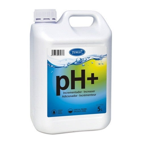 Tamar Incrementador pH Liquido, regulador de pH 5 litros.