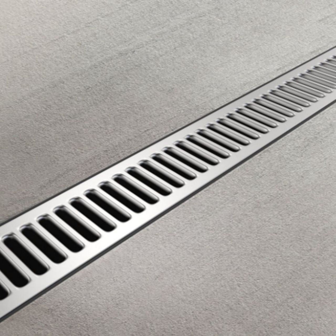 Caniveau en plastique Vetonek Avec grille en acier / inox - 4