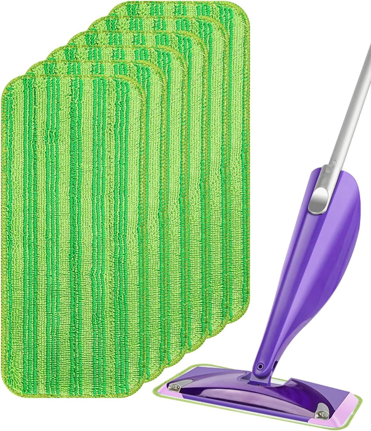 Szt Ściereczki wielokrotnego użytku do Swiffer WetJet Mop Pads z mikrofibry Nakładki do mopa z mikrofibry Zamienne nakładki mopa wielokrotnego użytku