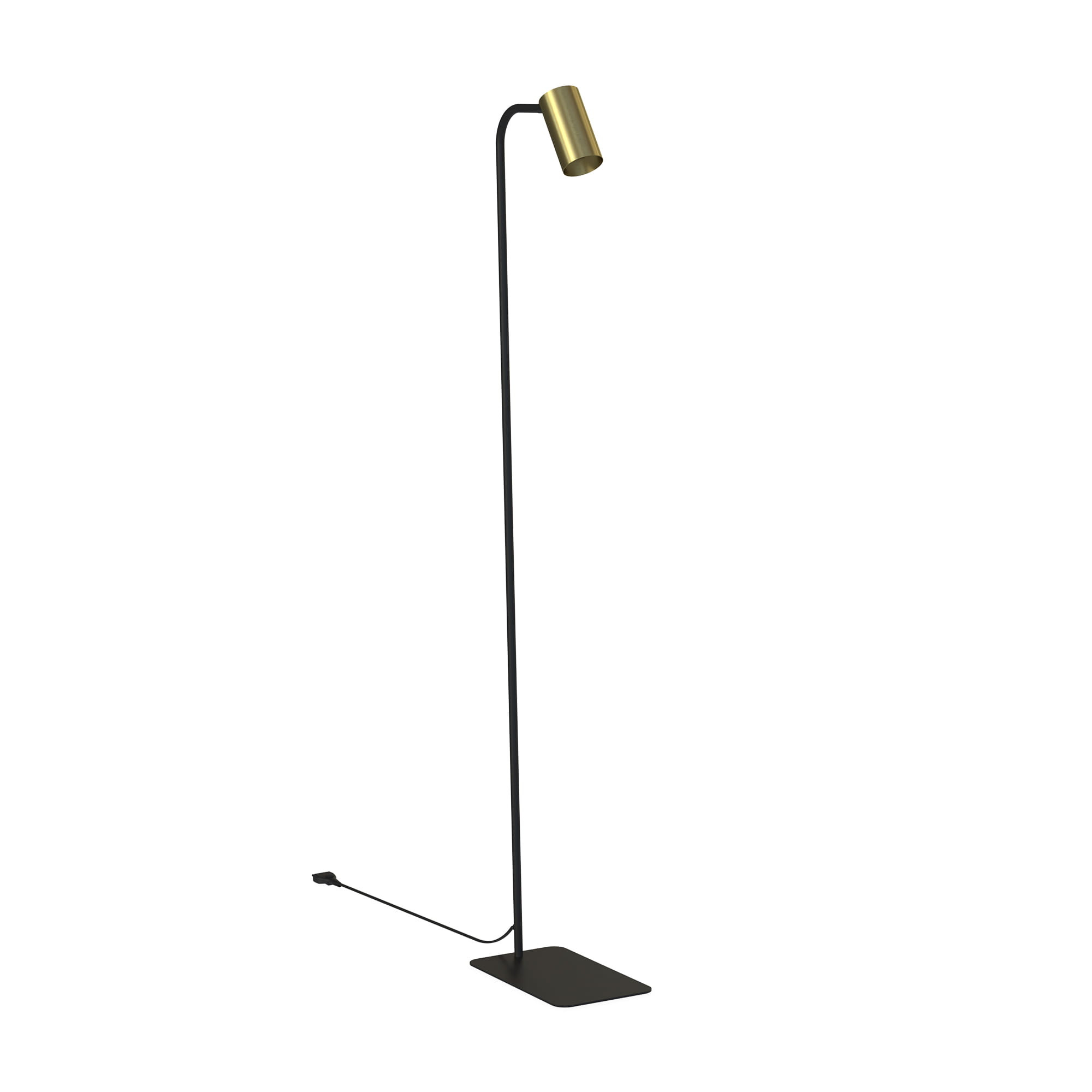 Lampa podłogowa stojąca Mono czarno-złota 1xGU10x10W wym: 130 x 24 x 27 cm metal Nowodvorski Lighting