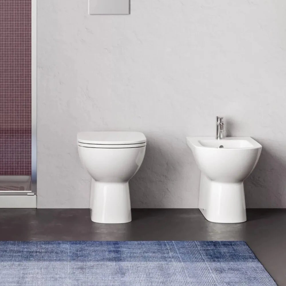 Bidet monotrou en céramique avec trop-plein - Gemma 2 | Ceramica Dolomite - 6