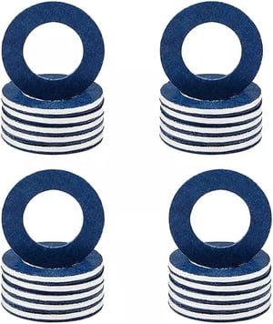 10 Pz/lotto M3 M4 M5 M6 M8 M10 Rondella Guarnizione Piatta In Alluminio Anodizzato Corlorful For Parte RC (Size : M3X6X2 10PCS, Color : Black - Foto 4