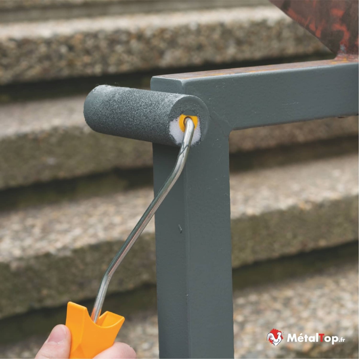 Peinture Metal - Gris anthracite - RAL 7016 - 5 L - Métaltop - 7