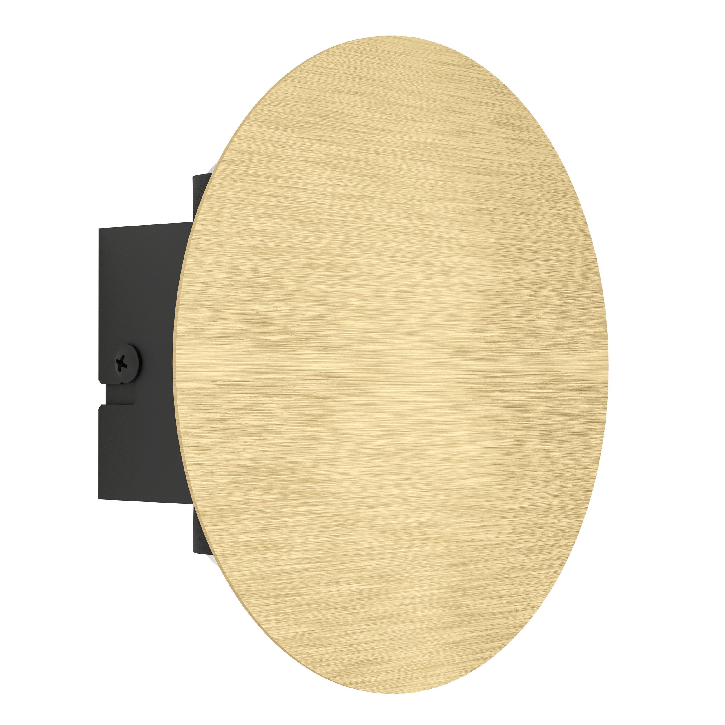 EGLO Talamello applique a LED rotonda metallo oro spazzolato, luce bianca calda, diametro 15 cm - 5