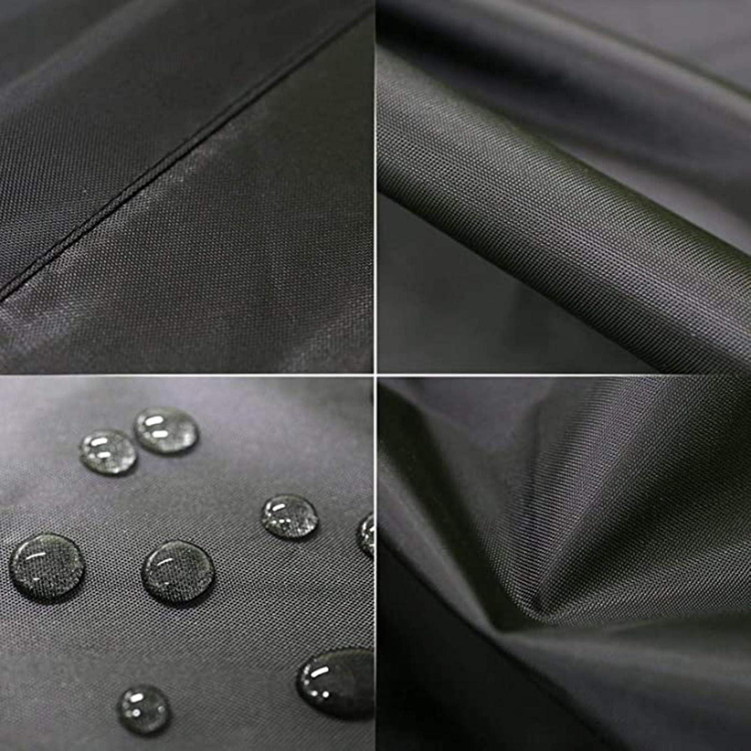 Housses de Meubles d’extérieur imperméable à l’Eau Canapé Chaise Table Housse de Pluie Snow Dust Cover Oxford Fabric Garden -Noir 315*160*74(LxLxH) - 2