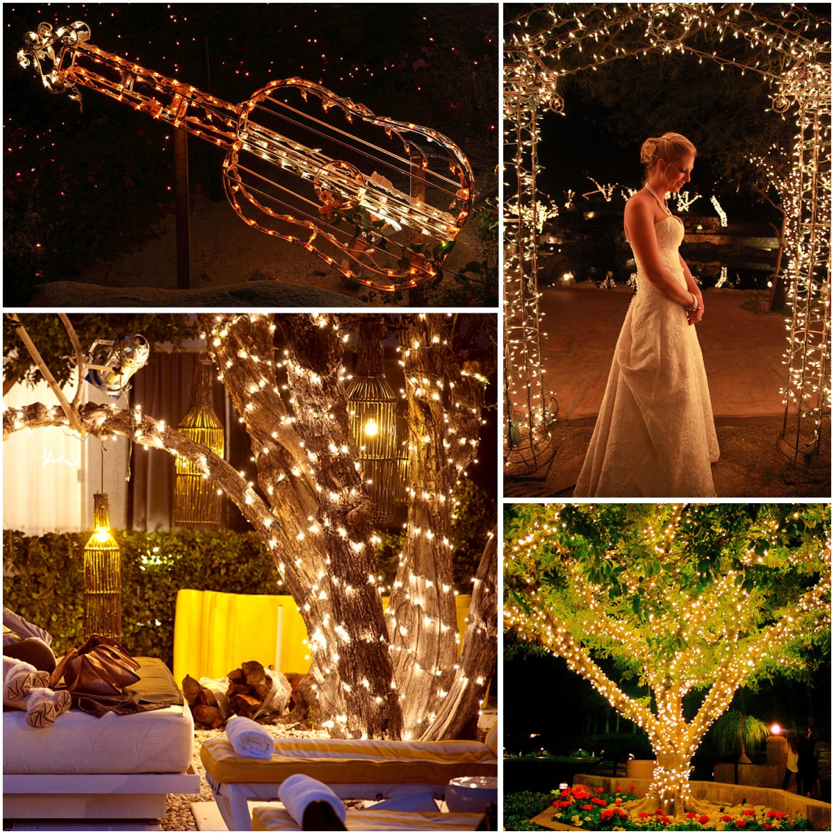 100M Guirlande Lumineuse Extérieur 500 LED Lumiere Blanc Chaud, 8 Modes d'éclairage Intérieur, Décoration Lumineuse Etanche Pour Noel Mariage - 2