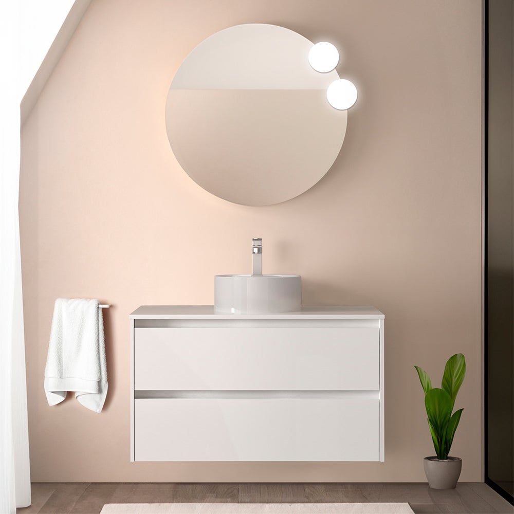 Stand Appendiabiti Resistente The Shopfitting Shop – Bianco, 90x150cm, Telaio In Acciaio Da 32mm Con Ruote – Montaggio Senza Viti
