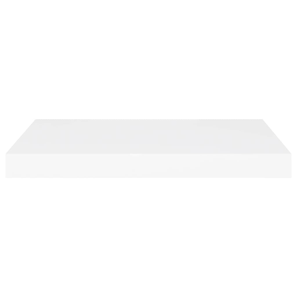 étagères murales flottantes 2 pcs blanc 60x23,5x3,8 cm MDF - 4