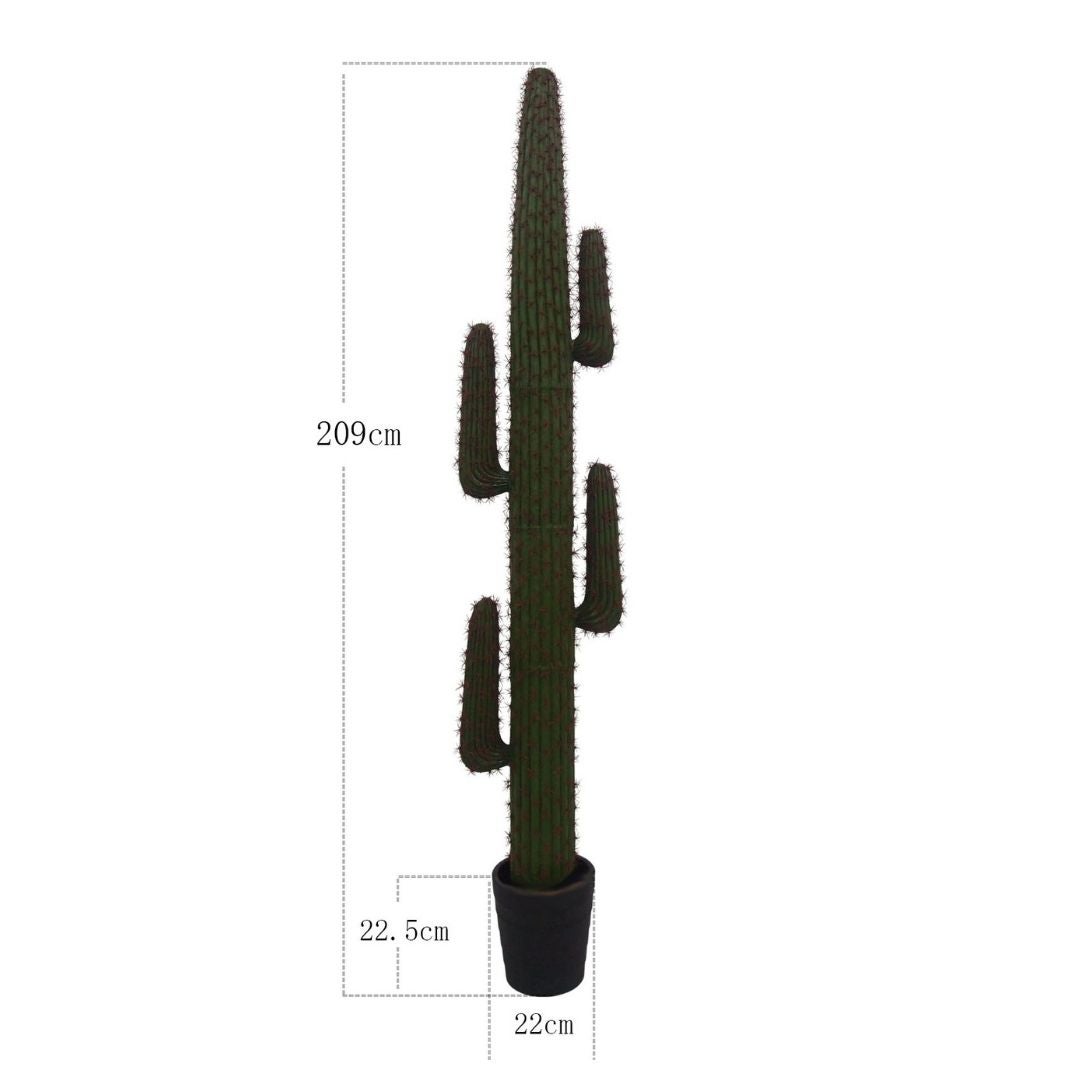 Planta Artificial Cactus Gigante Saguaro 209cm - 8