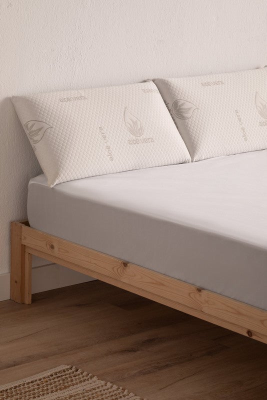 Dream&Co, Conjunto 2 Almofadas Viscoelásticas PREMIUM 100 cm, Firmeza Média, Ergonômica e Adaptável - 4