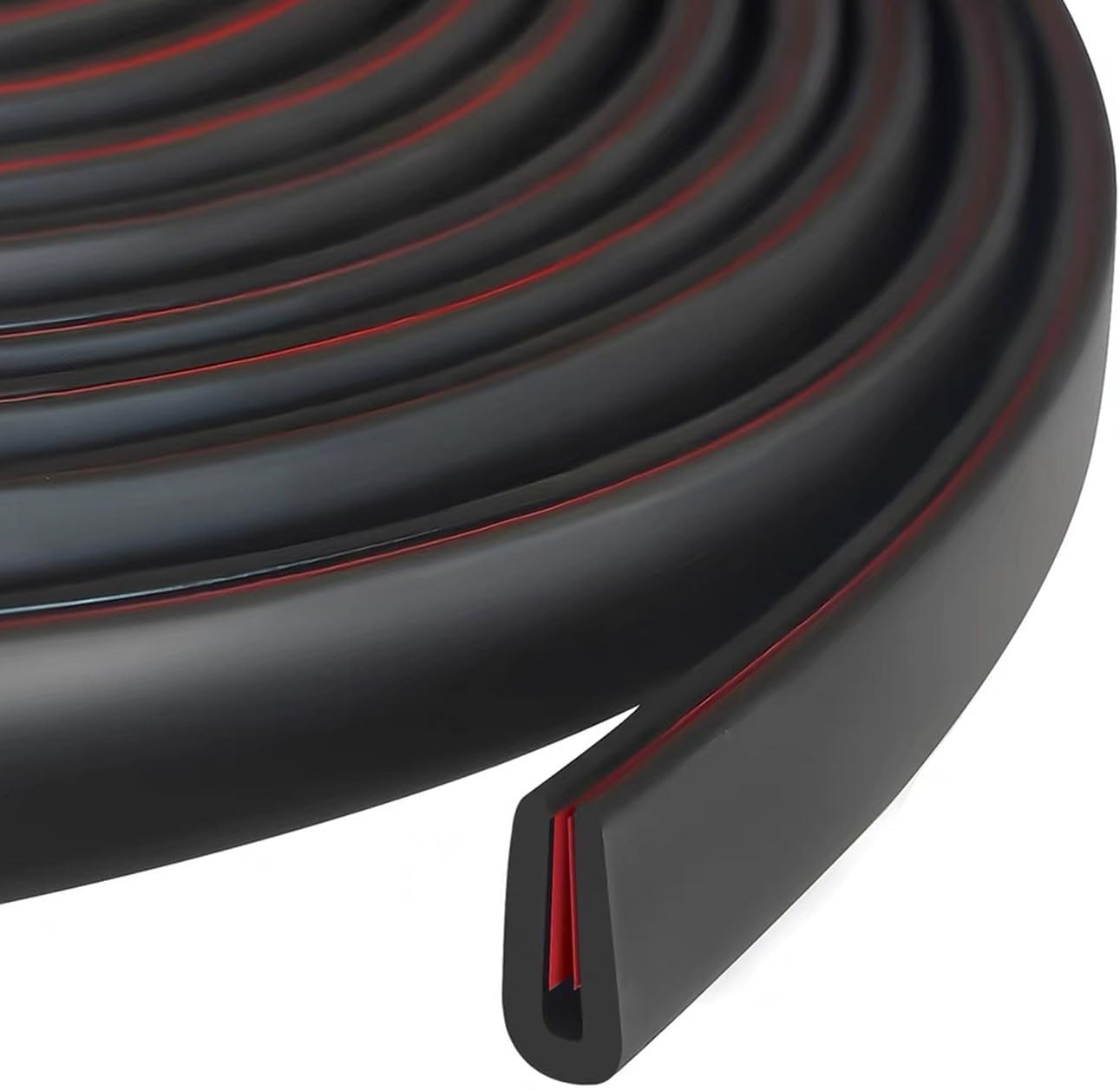 Bande Caoutchouc Pour Table De Billard 10m – Bordure 12x14mm En TPR, Protège Les Bords, Découpable Sur Mesure, Rouge