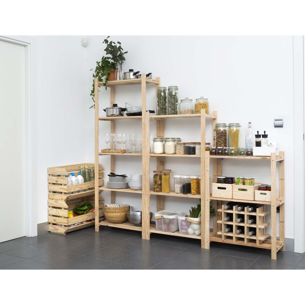 Etagère en kit profondeur 30 cm Natura 5 tablettes Astigarraga - 6