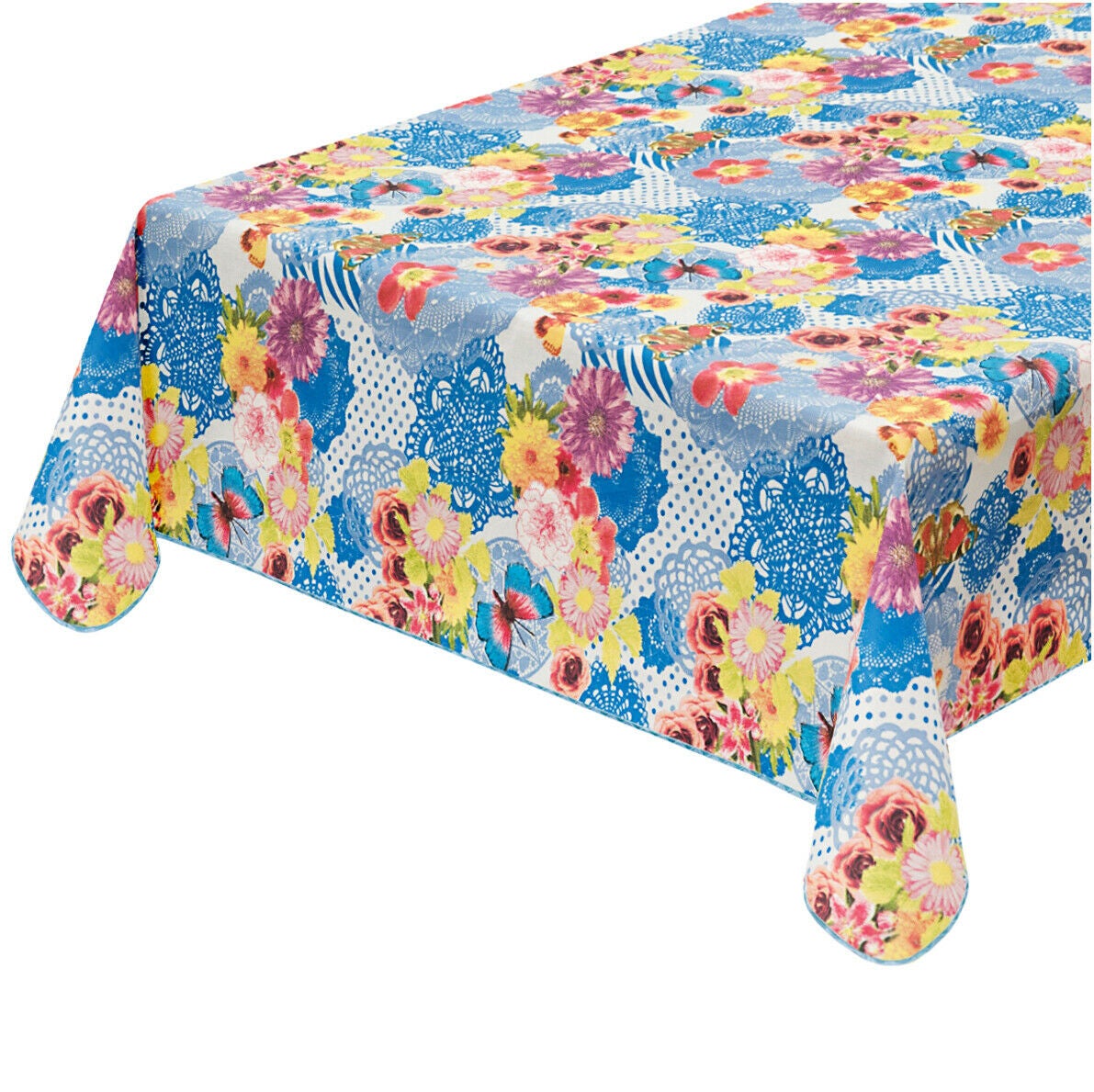 PLAY FABRICS - MANTEL RESINADO (TACTO PLASTIFICADO) ANTIMANCHAS MODELO AWESOME 4 Talla 200X140