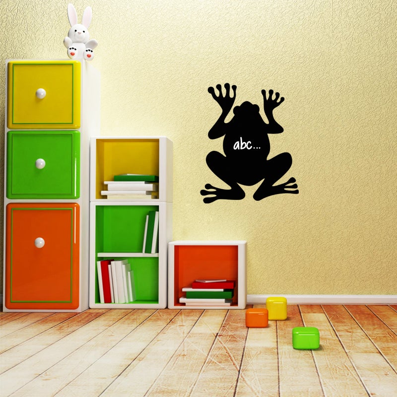 Adesivo ardesia Silhouette Frog - Sticker adesivo - adesivi murali - 35x30cm - 3