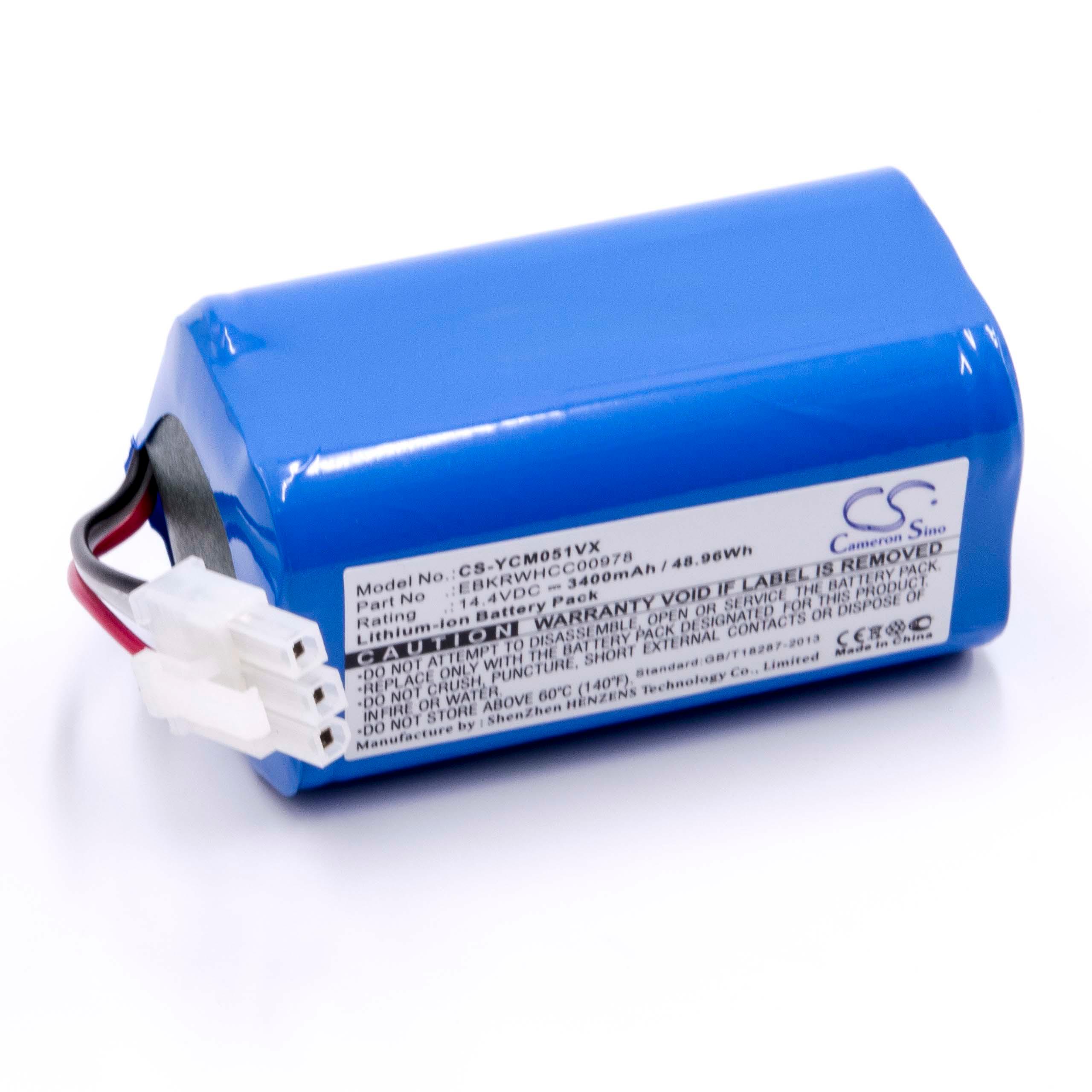 Vhbw Akku Ersatz Für LG EAC62218202 Für Home Cleaner Heimroboter Schwarz 2600 Mah 14 4 V Li Ion